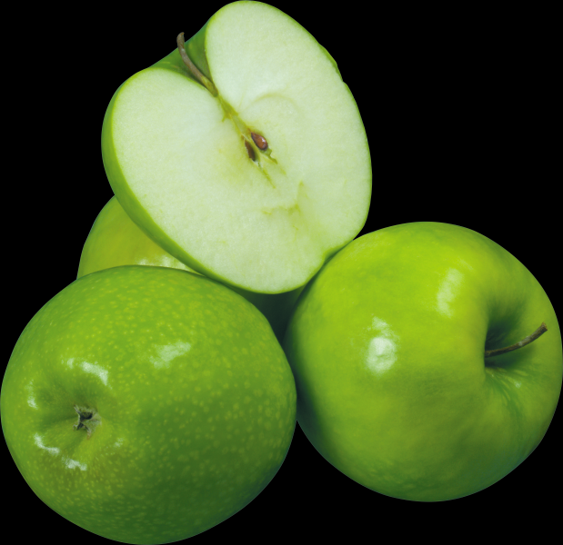 Green Apple Transparent Background PNG Image