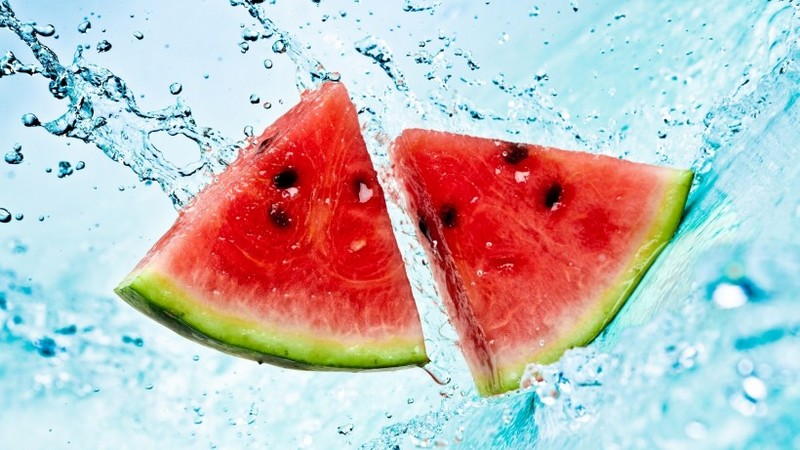 Picture of sliced watermelon