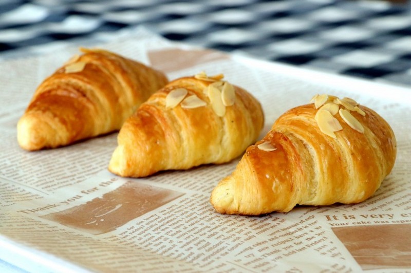 Breakfast beef croissant picture