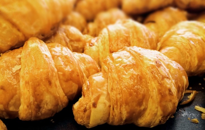 Breakfast beef croissant picture