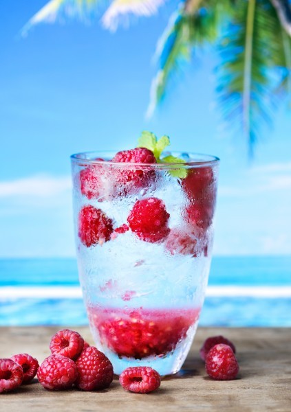 Summer fruit ice drink pictures