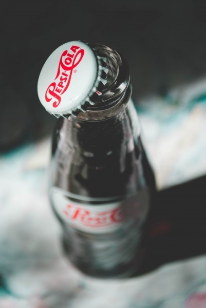 Picture of glass bottle cola