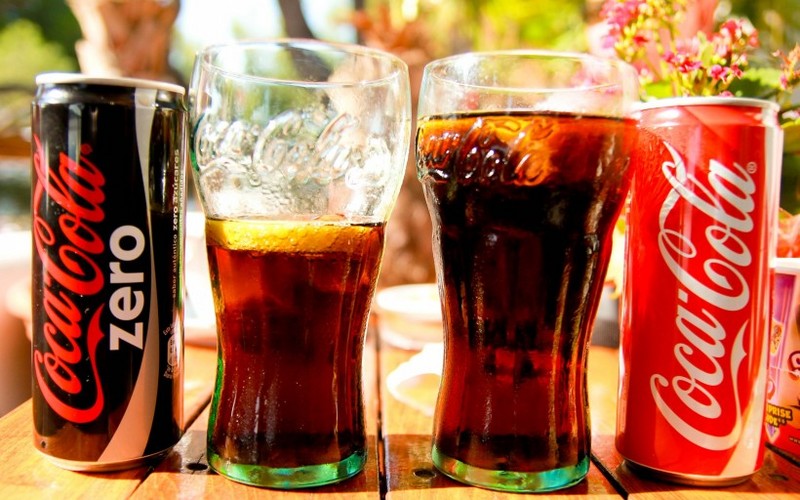 A picture of a refreshing cola