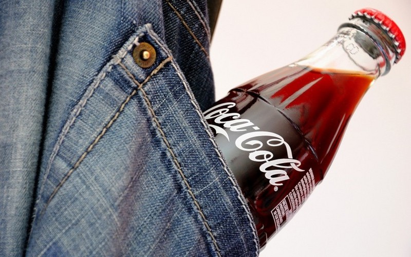 A picture of a refreshing cola