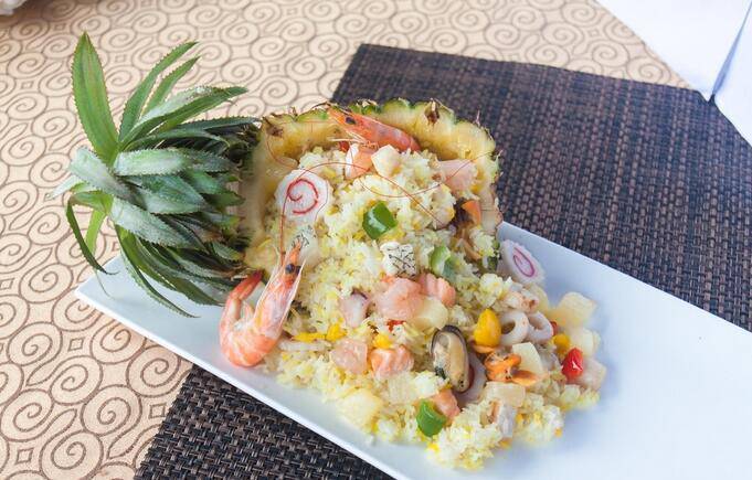 Picture of Spanish Pineapple Seafood Rice