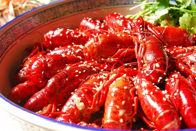 Delicious crayfish picture