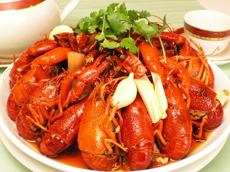 Delicious crayfish picture