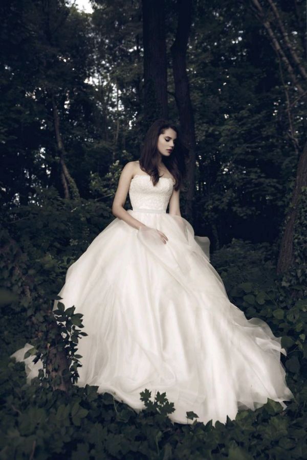 Wearing the most beautiful wedding dress to marry the person you love the most