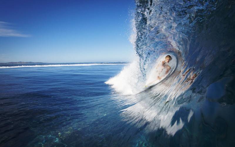 Appreciation of Beautiful Waves Scenery and Exquisite Wallpaper
