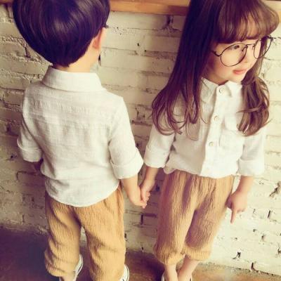 2021 Cute Baby Couple Avatar: A pair of cute and silly high-definition pictures. Meeting is luck, staying is skill