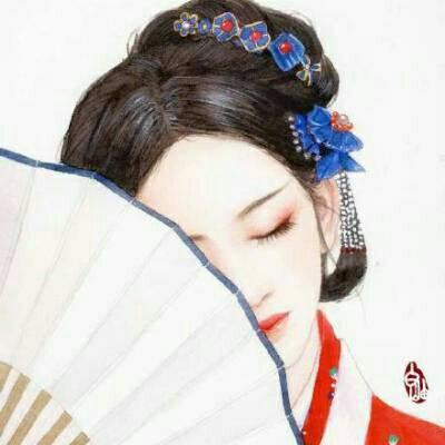 WeChat beautiful girl's ancient style avatar looks beautiful with artistic conception, emotions are not natural disasters, happiness is your own control