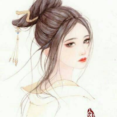 WeChat beautiful girl's ancient style avatar looks beautiful with artistic conception, emotions are not natural disasters, happiness is your own control