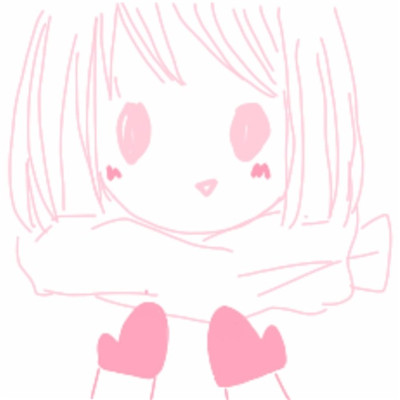 Pink cute and cute little girl avatar, young people, don't always stay up late and get hungry