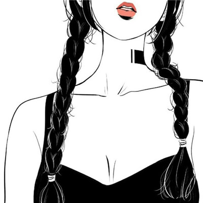 Beautiful retro sketch, high-definition picture of female avatar. Perhaps even love will be a luxury in adulthood