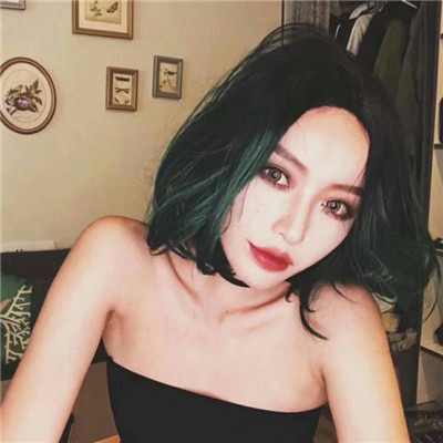 2021 Korean Harajuku girl avatar, I set fire to my heart and want you to go crazy