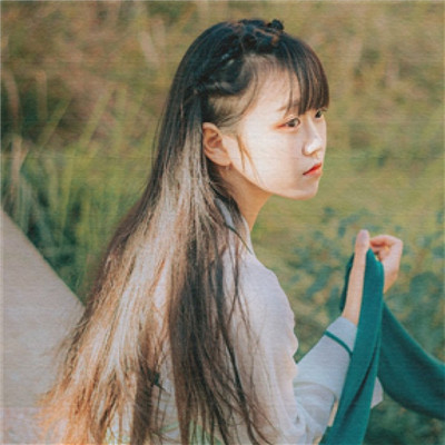 2021 Beautiful and Artistic Ancient Style Long haired Girl's Head Picture, I Really Want to Slap My Self to Death