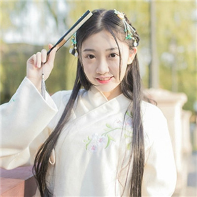 2021 Beautiful and Artistic Ancient Style Long haired Girl's Head Picture, I Really Want to Slap My Self to Death