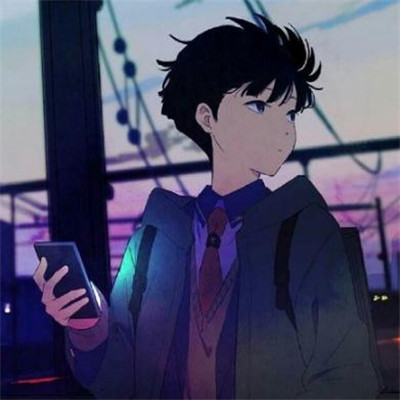 Boy anime avatar picture, handsome big picture, you caught my eye without permission