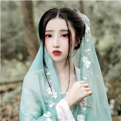 Little Fresh and Beautiful Girl 2021 Ancient Style Long Hair Avatar Complete Collection Your Tears Disturb My Thinking