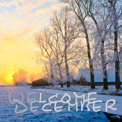 Hello December WeChat avatar with inspirational and beautiful characters 2017 Goodbye November Hello December