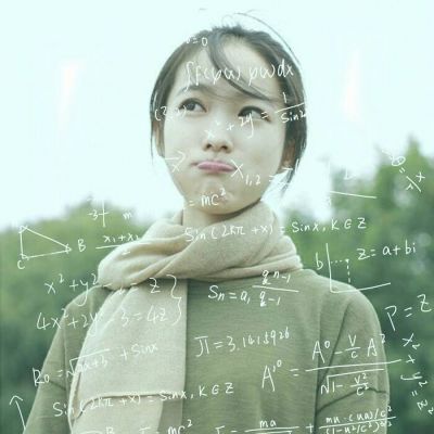 The latest mathematical formula yy avatar girl's beautiful temperament is like the cute and charming you