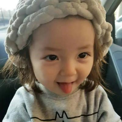 Cute and beautiful girl, cute baby's WeChat avatar. Don't tease me, be careful I'll disrespect you