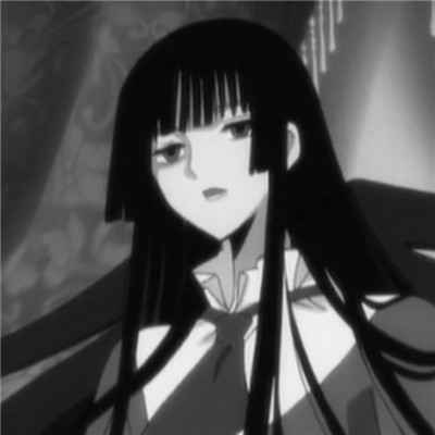 2021 Black and White Anime Girl Avatar, High Cold Temperament, Full of Wilderness, But I'm also Clean
