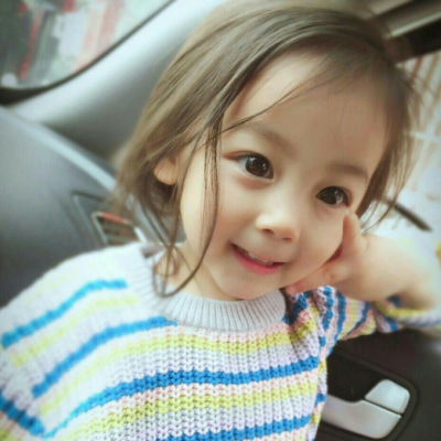 Super cute and adorable little girl WeChat avatar high-definition and good-looking, not getting angry with people without quality