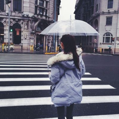 Girl silhouette, beautiful portrait, long hair, shawl, 2021. Good night without you, I feel uneasy every night