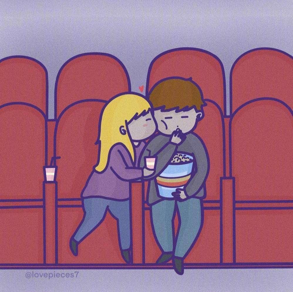 Daily cartoon pictures of couples