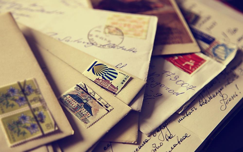 Beautiful retro and nostalgic envelopes, non mainstream and beautiful pictures, high-definition desktop wallpaper