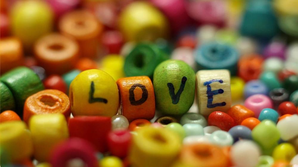 Non mainstream beautiful heart-shaped pictures of love and love, computer desktop wallpaper, high-definition