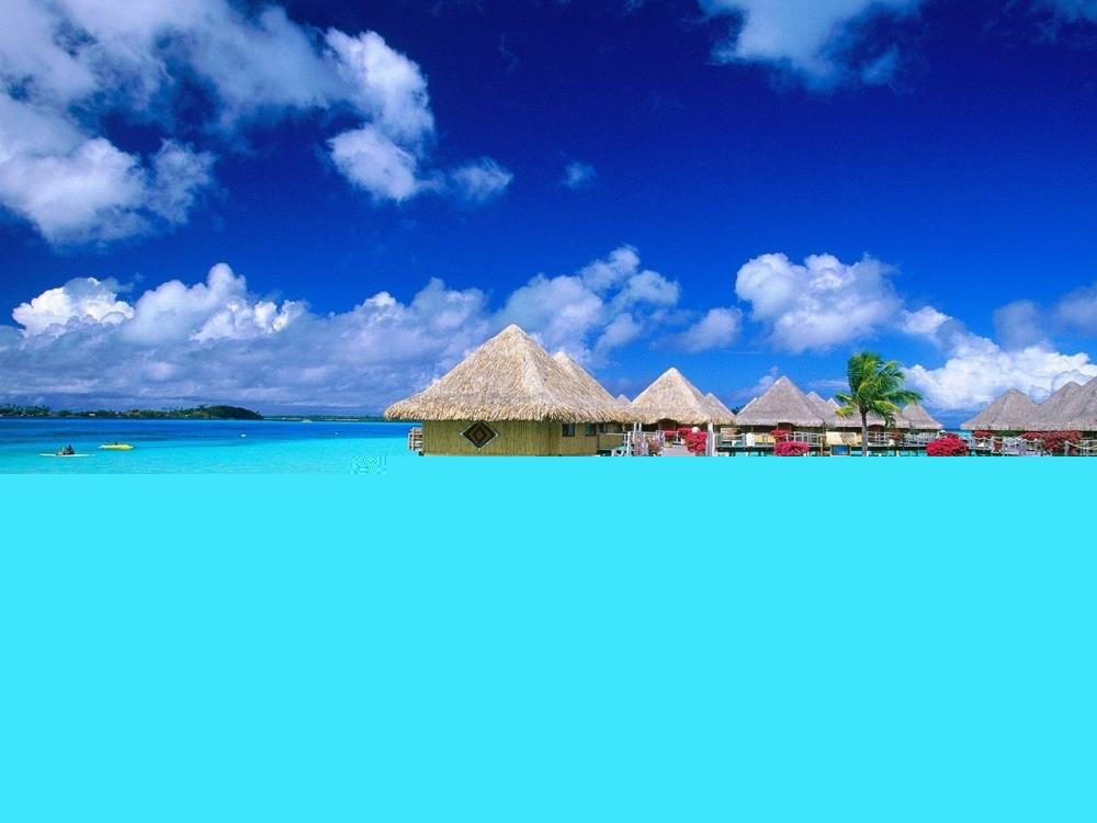 Maldives Blue Sea and Sky Beautiful Scenery Photo