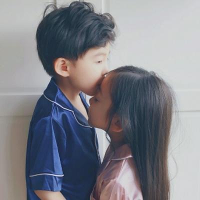 2021 Latest Love Head Exclusive Two Child Cute Baby Couple Avatar Separation 2021 Most Popular