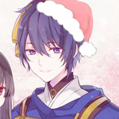 Christmas anime cartoon couple avatar, one male and one female, 2021 Christmas Little Red Riding Hood couple avatar, one pair and two photos