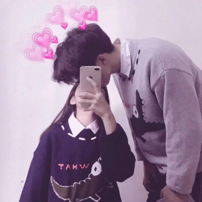 2021 Christmas Couple Avatar Sweet Show Love Happiness Couple WeChat Avatar One Pair One Person