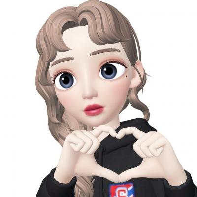 The most popular Tiktok couple's avatar in 2021: a male and a female Tiktok online celebrity couple's cartoon avatar is cute