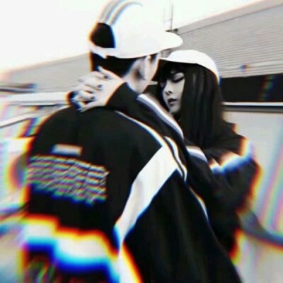 Couple avatar in black and white, domineering pair, 2021 latest wish for someone to accompany you through ups and downs