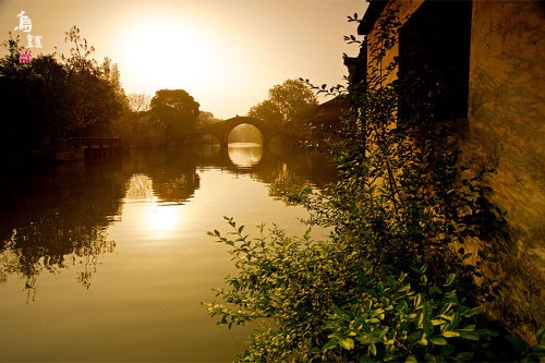 Picture of the tranquil and ancient scenery of Wuzhen