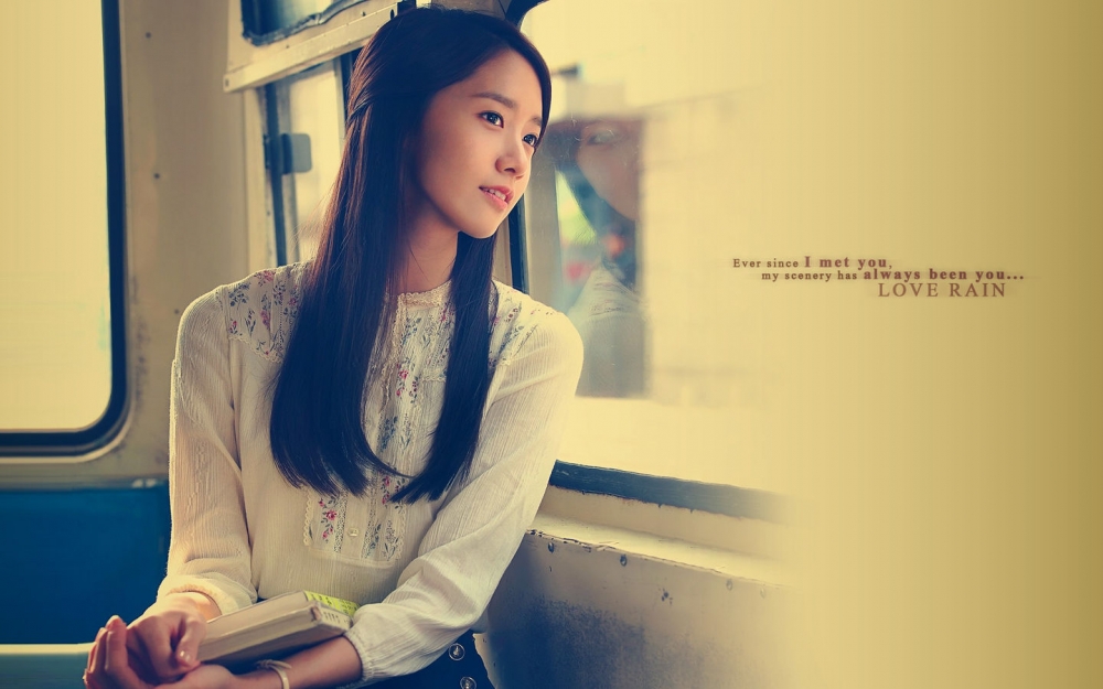 A fresh and fresh artistic conception of Zhang Genshuo's love rain stills
