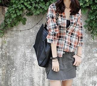 Small and fresh classic plaid shirt with cute and charming colors in beautiful pictures