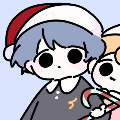 The latest Christmas couple anime avatar in 2020 Please keep loving someone waiting for you to resonate