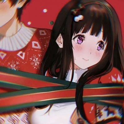 2021 Spring Festival exclusive red festive couple avatar, we go all out to deal with ordinary lives