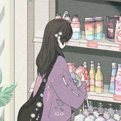 2021 Convenience Store Couple Avatar Anime HD, You Are a Blossoming Flower in Spring