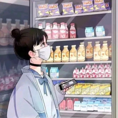 2021 Convenience Store Couple Avatar Anime HD, You Are a Blossoming Flower in Spring