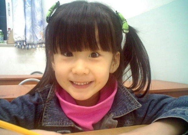 Wang Kexin's childhood photo exposure