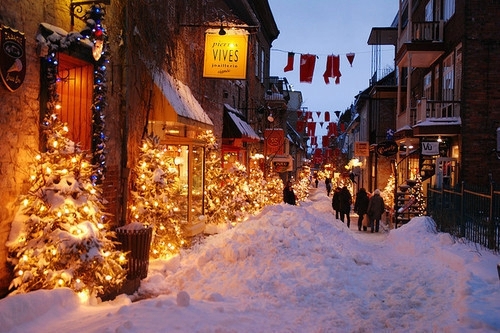 A beautiful and fresh snow scene in a city with heavy snowfall