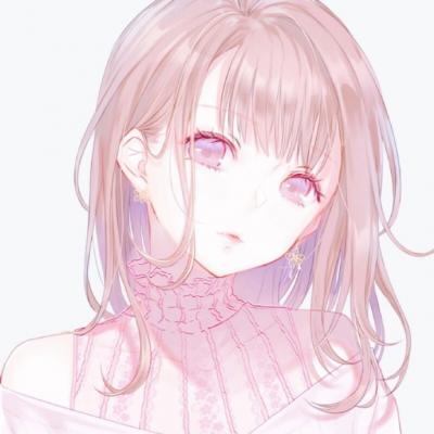 Anime Girl Avatar Pink Series HD Complete 2021, I Want to Listen to Who else in Your Heart