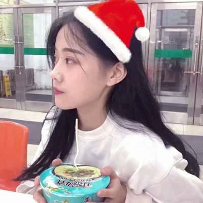 2021 Christmas Avatar Girl Cute Encyclopedia Wearing Little Red Riding Hood Latest Christmas Avatar Girl WeChat