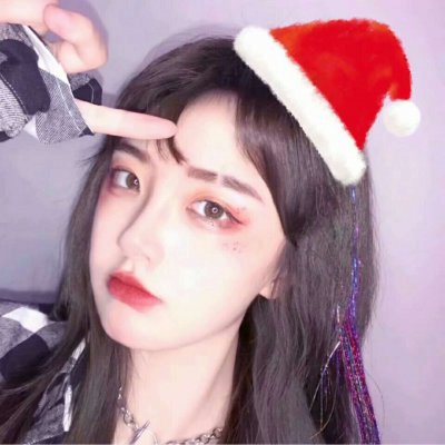 2021 Christmas Avatar Girl Cute Encyclopedia Wearing Little Red Riding Hood Latest Christmas Avatar Girl WeChat